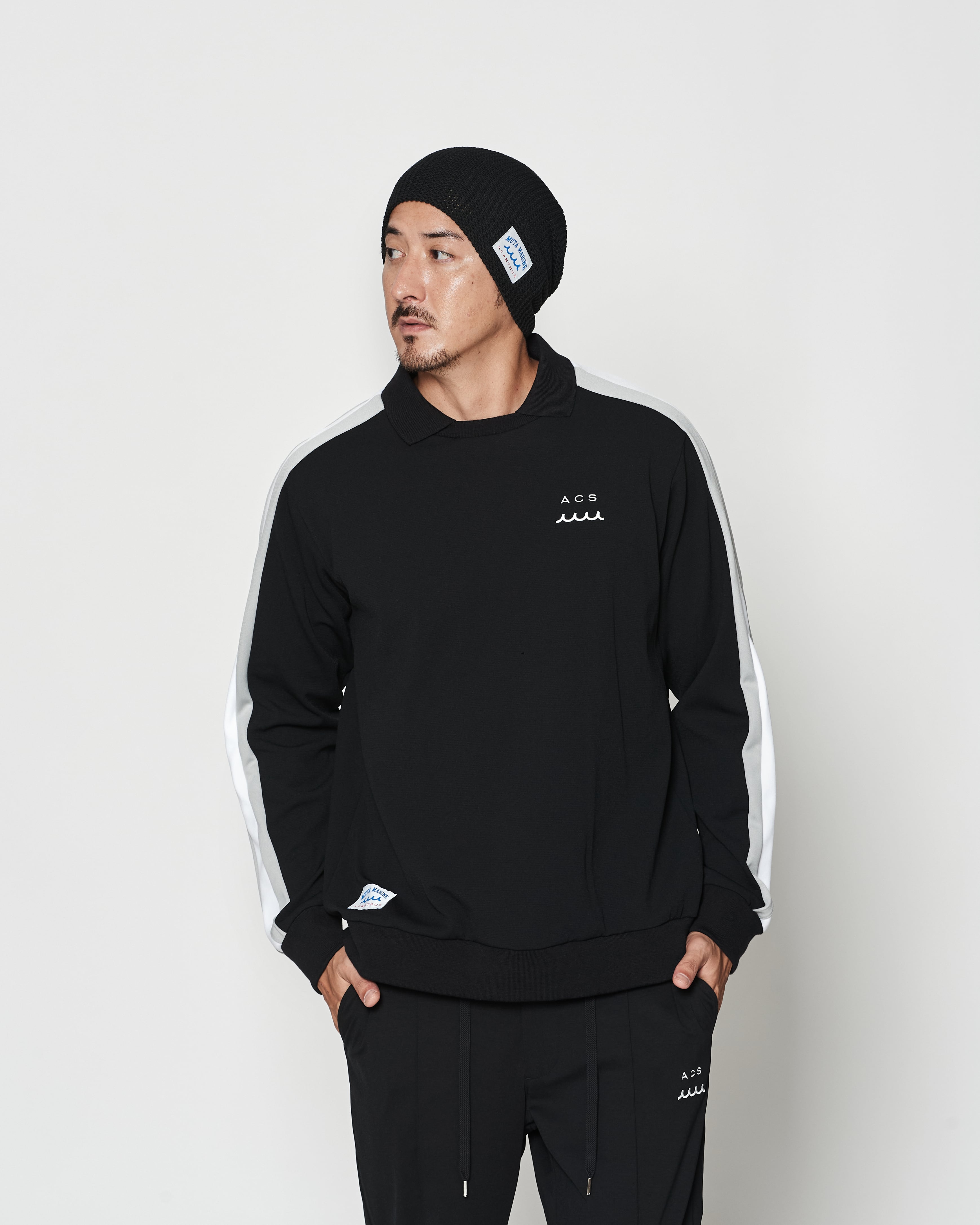 muta MARINE × ACANTHUS ポロ クルーネック | ACANTHUS ONLINE STORE