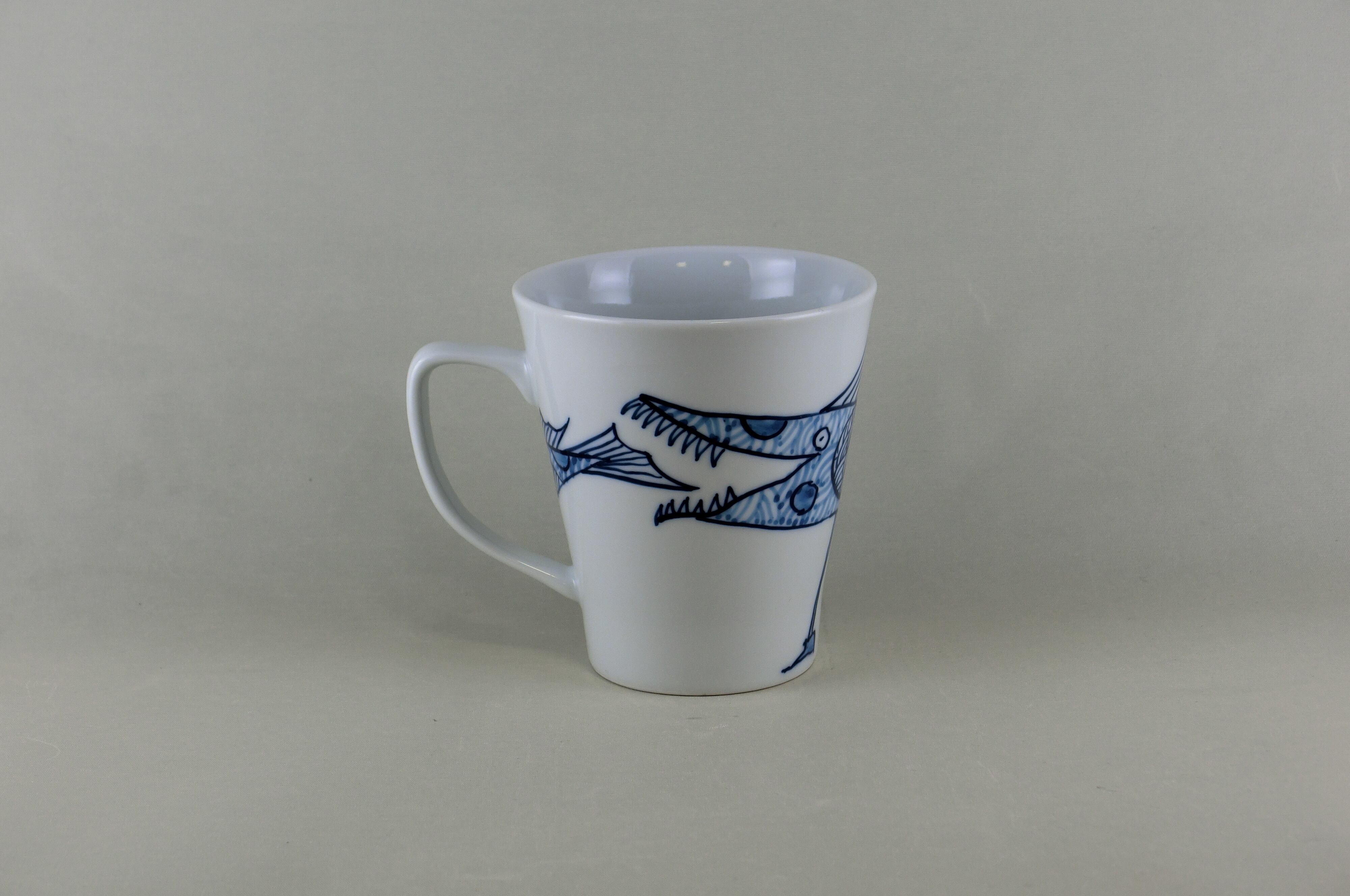 変魚シリーズ　マグカップ（青）