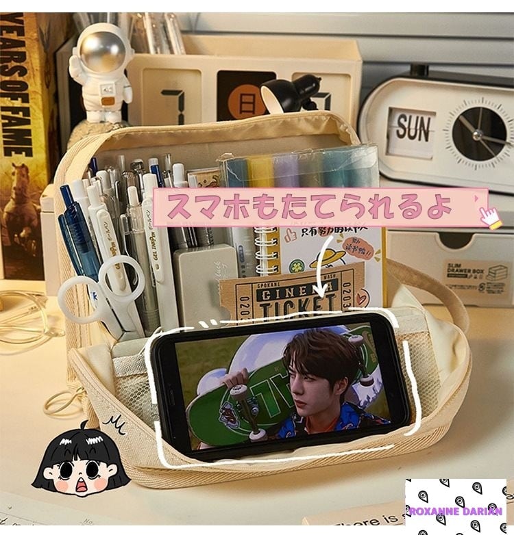 ❤スリム＆スタイリッシュで省スペース❣3層収納で見た目以上に大収納