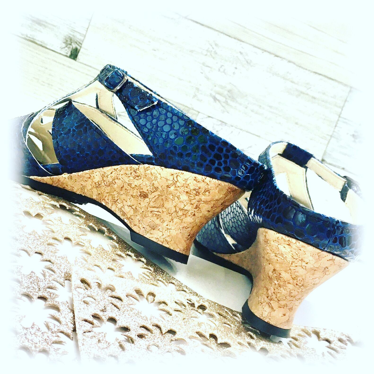 『ウェッジヒール革色変更』