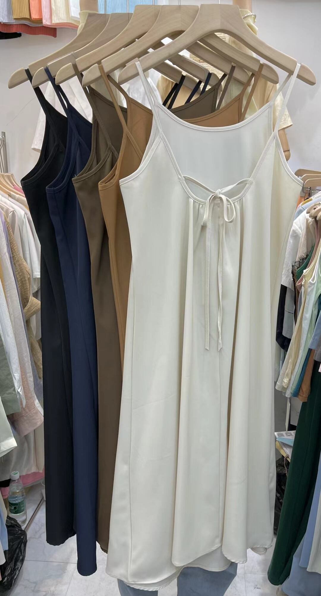 バックリボンキャミワンピース AJ2205-690