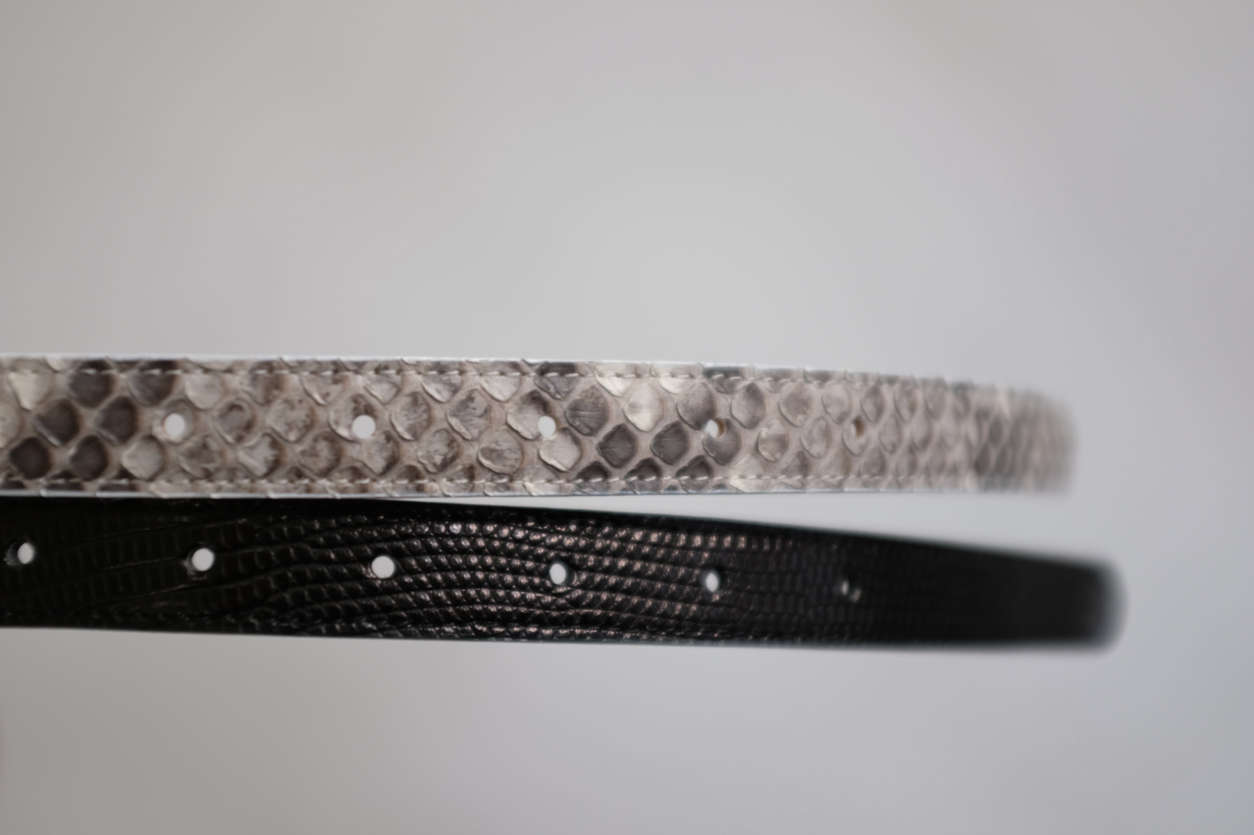 BISOWN]PYTHON OVAL BELT | YES-姫路の美容院と服のお店YES(イエス)です。