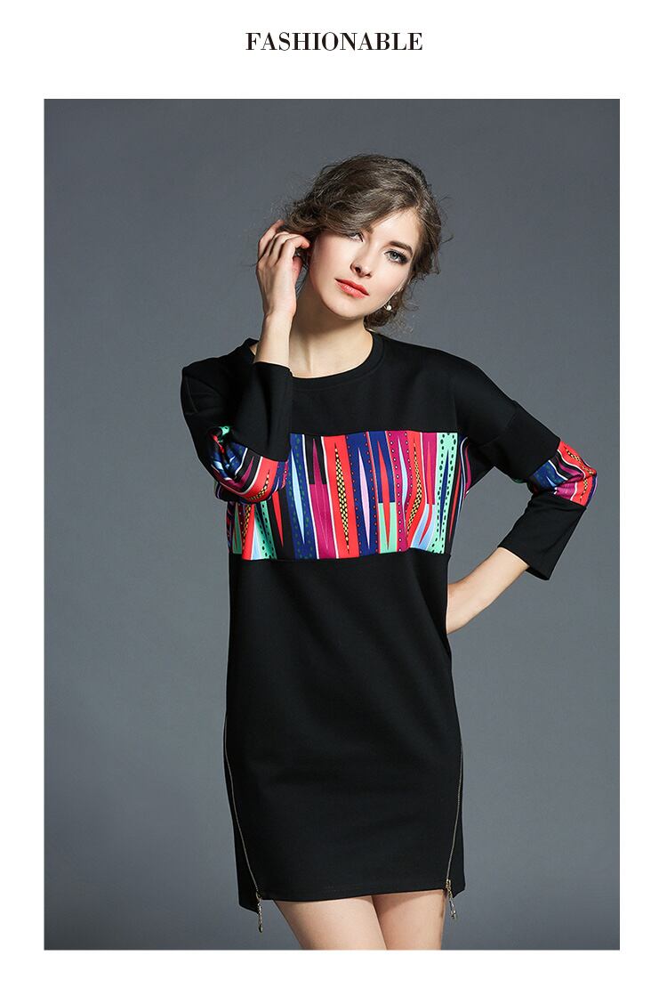 サイドファスナーワンピース