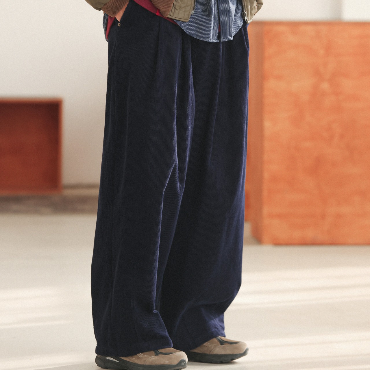 コーデュロイ ツータック バルーンパンツ N3461 - 5