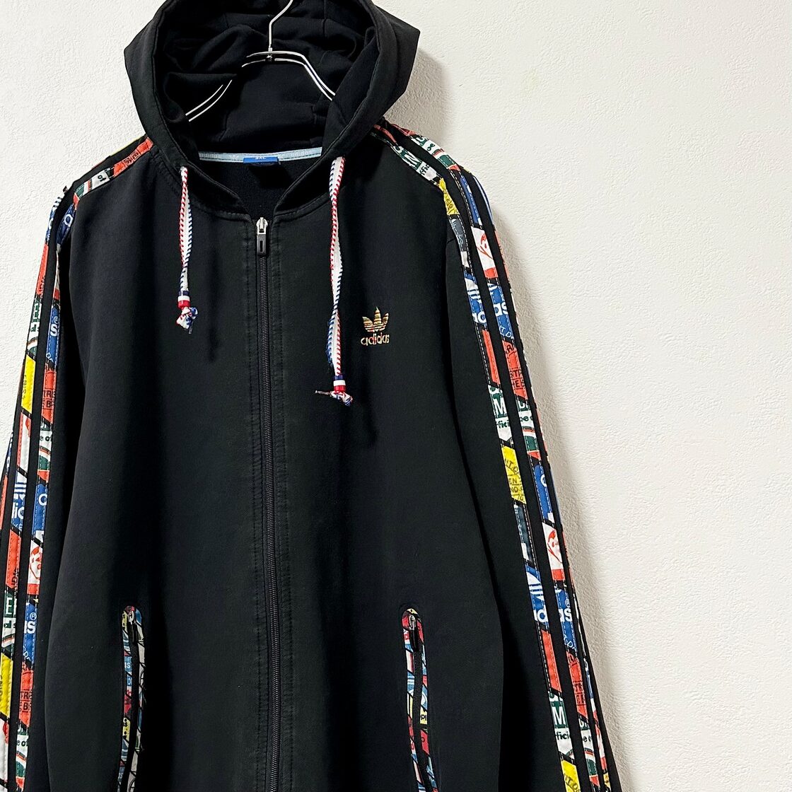 美品☆adidas/アディダス☆ジャージ☆ジップパーカー☆トラック 