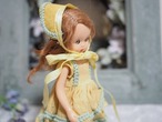 イエローワンピースとボネ　「Nancy Ann Story Book Doll」（アイくすみ・欠けあり） 画像12