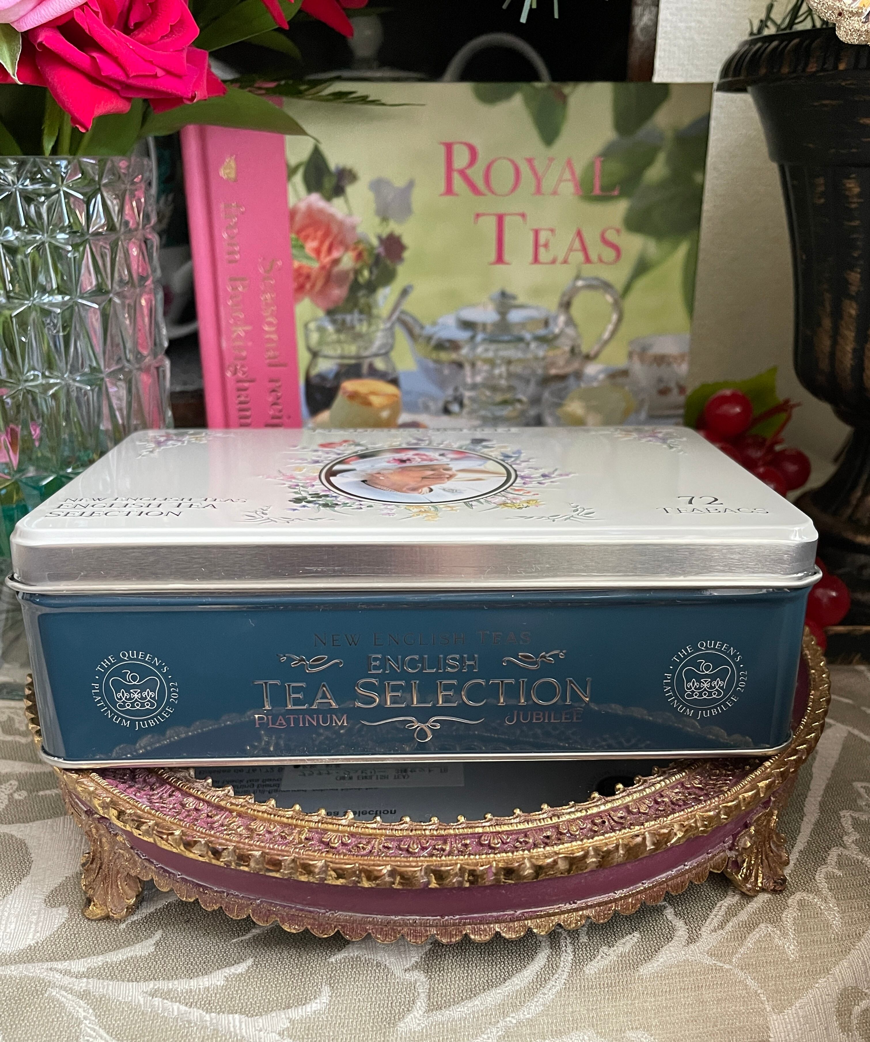 New English Teas』エリザベス女王 プラチナジュビリー 記念缶 New English Teas』エリザベス女王 プラチナジュビリー 記念缶
