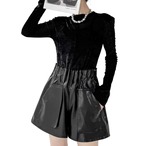 PU Leather Shorts (ME129)