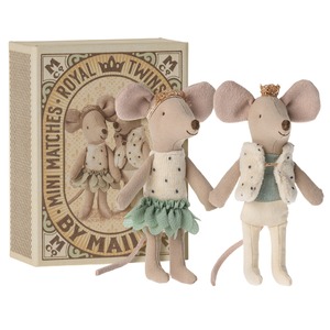 Maileg : Royal twin mouse (bro&sis) 2set