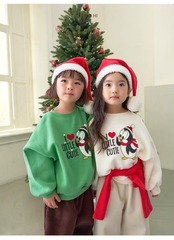〖取寄〗韓国子供服 / 26winter / Little Hi / ウィンターペンギントレーナー / キッズ *XS~XL*