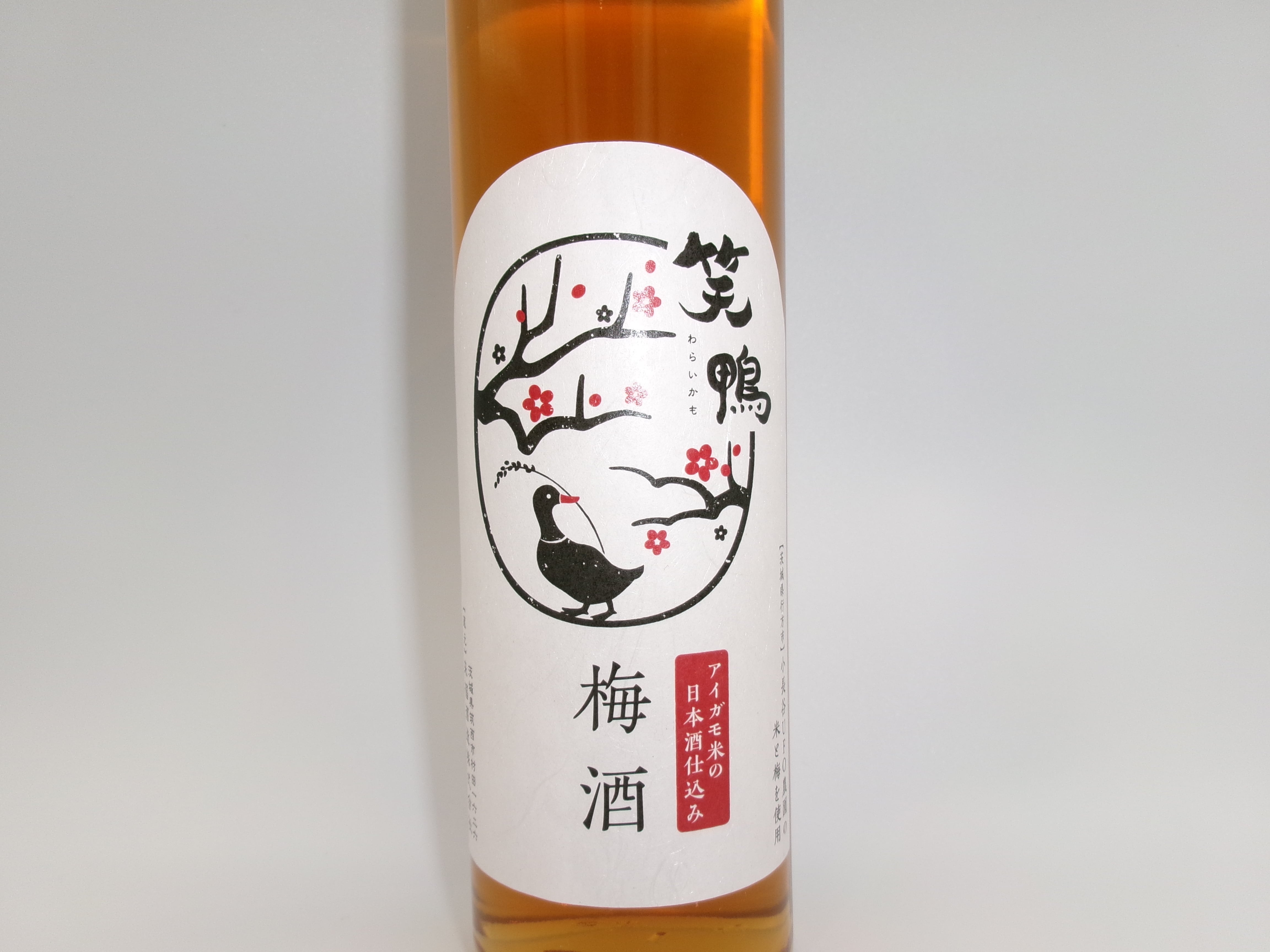 来福 梅酒 笑鴨(アイガモ米の日本酒仕込み)500㎖ | raifuku 来福 梅酒 笑鴨(アイガモ米の日本酒仕込み)500㎖ | raifuku