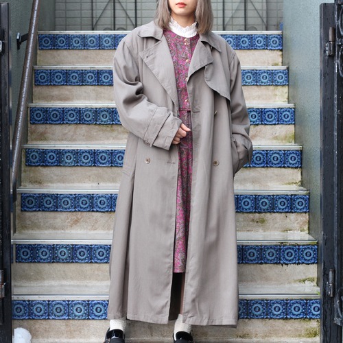 USA VINTAGE LONDON FOG OVER TRENCH COAT WITH WOOL LINER/アメリカ古着ロンドンフォグオーバートレンチコート