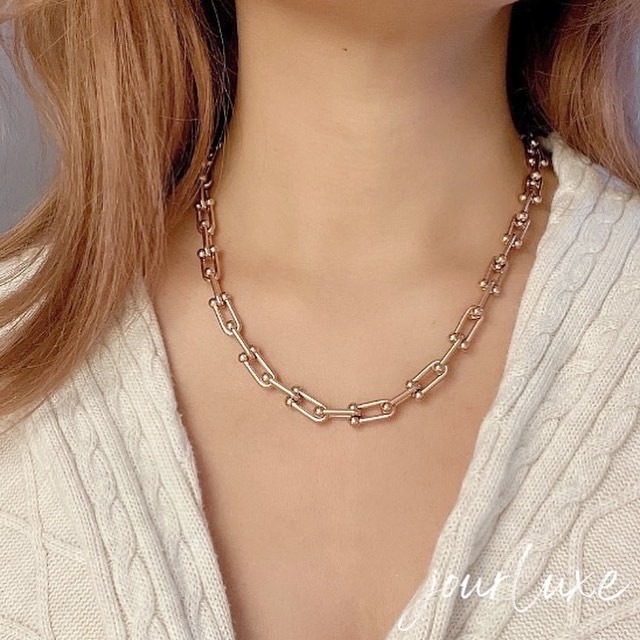 dunkle chain necklace #N1005