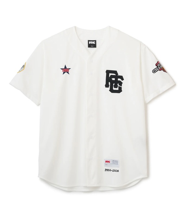 【FTC】CHAMPIONS BASEBALL JERSEY - WHITE