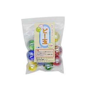 【新着特価】日本製 ビー玉 12個入 17mm 5色ミックス