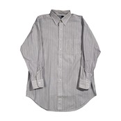 90s 00s Polo by Ralph Lauren ポロ ラルフローレン LOWELL ストライプ 長袖 ワイシャツ ドレスシャツ サイズ 42-82 /ホワイト×パープル メンズ ビンテージ