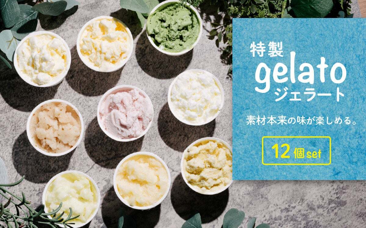 工房 We mam 特製ジェラート 12個 セット | すずらんギフトショップ
