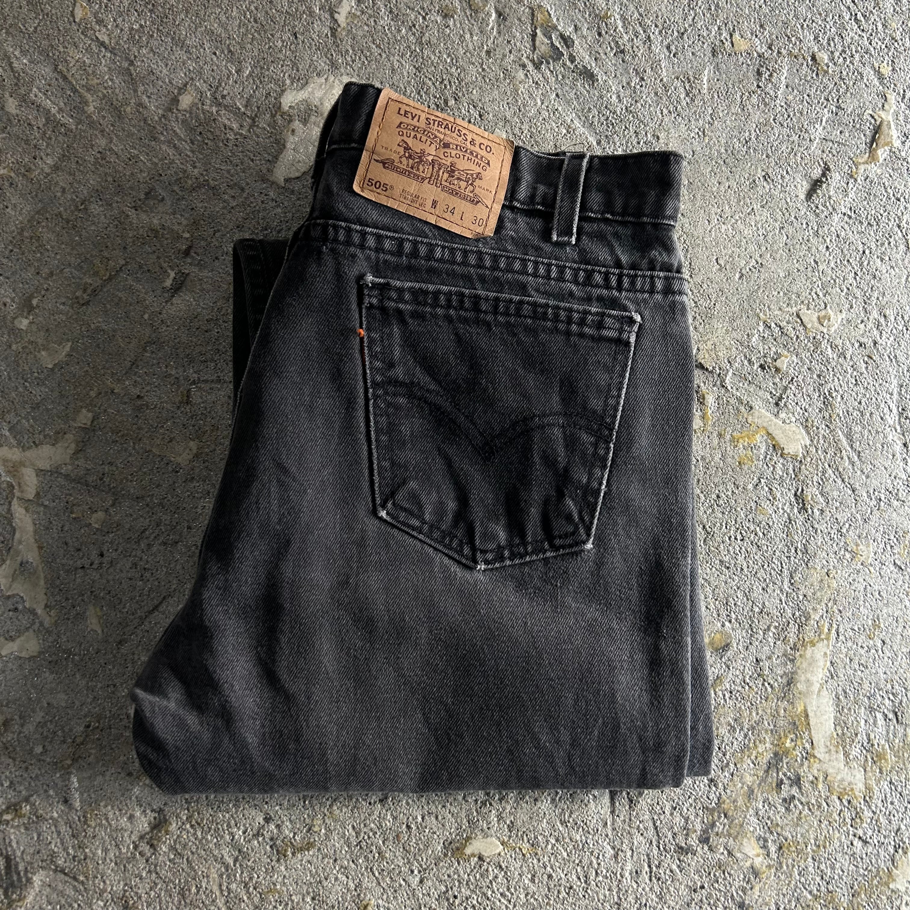 90s Levis 505 black denim pants【仙台店】 | What