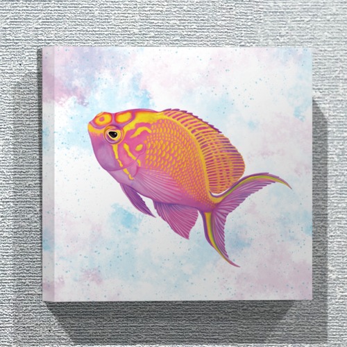 【ファブリックパネル／30×30cm】ハナゴンベ