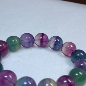 4.レア✩可愛いグラデーションフローライトブレスレット