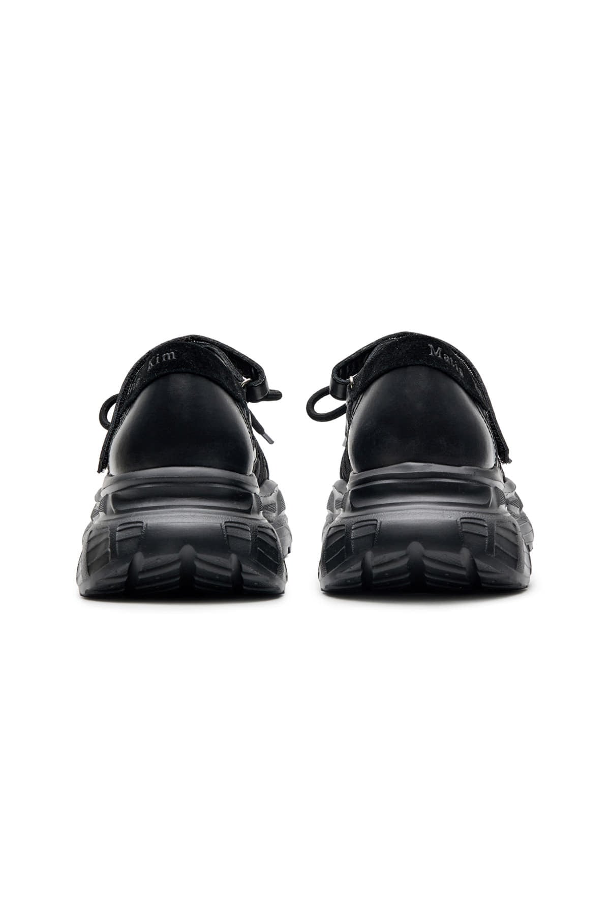 Matin Kim] LACE UP CHUNKY BALLET SNEAKERS IN BLACK 正規品 韓国