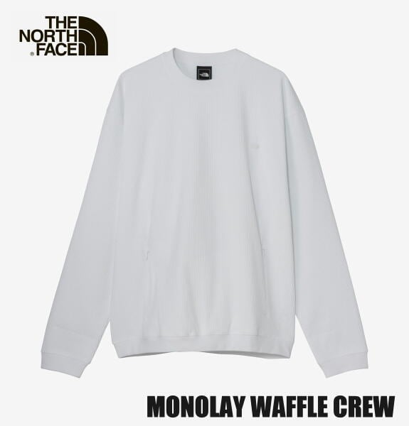 ザ・ノース・フェイス ノースフェイス カットソー ワッフル サーマル 長袖 THE NORTH FACE モノレイ ワッフル クルー NT62660 ホワイト 2026年 新作
