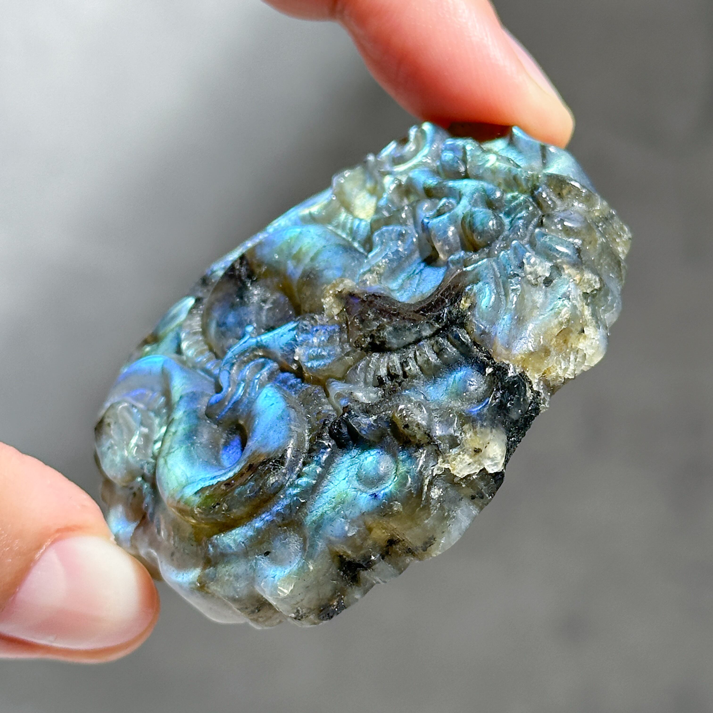 ラブラドライト 龍42◇ Labradorite◇天然石・鉱物・パワーストーン