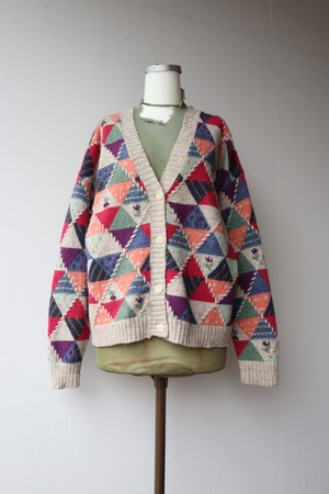 wool knit cardigan
