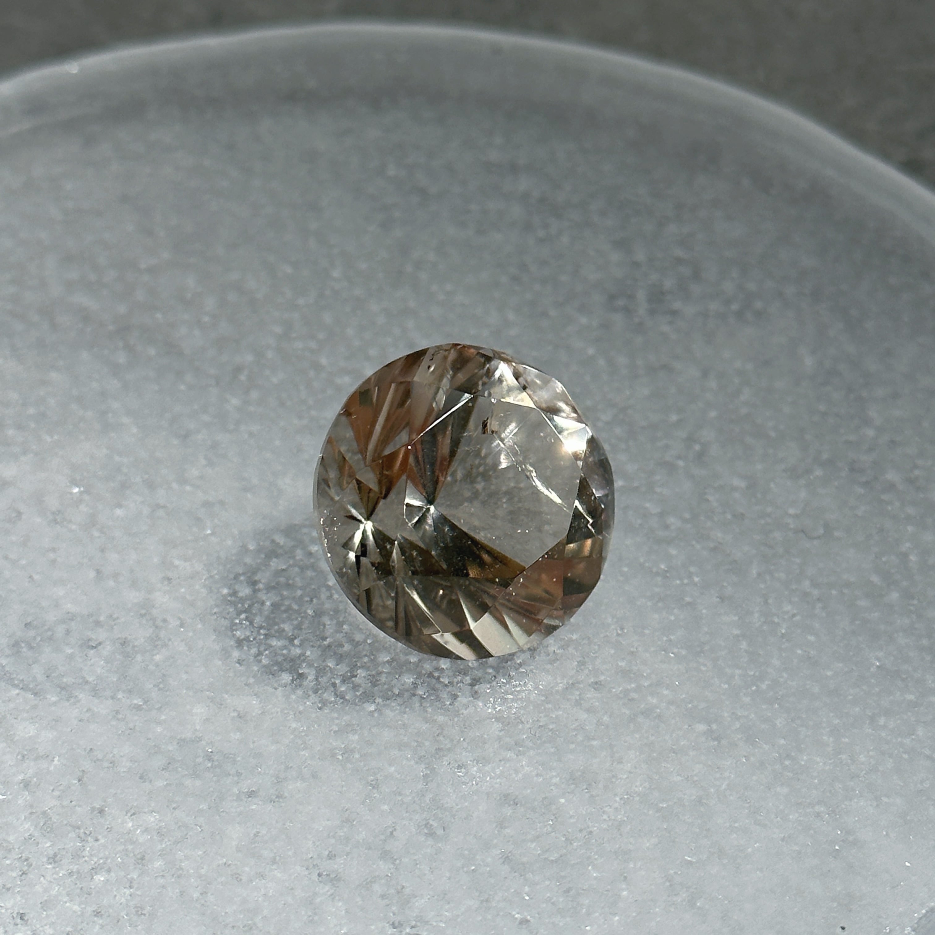 シトリン（黄水晶） ミニダイヤモンドカット01◇ Citrine ◇ 天然石