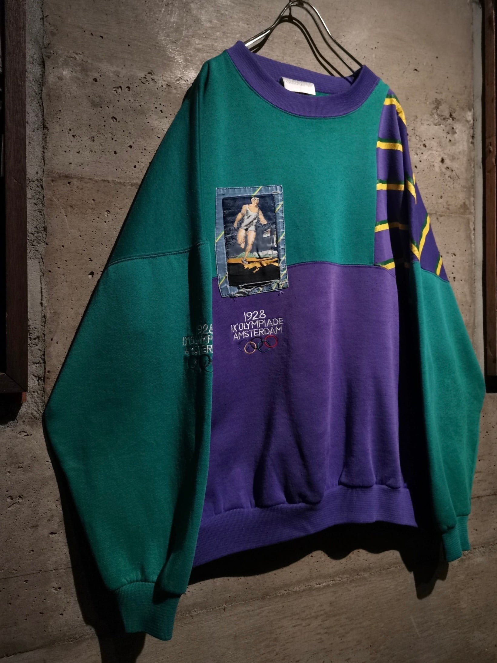 80s　アディダス　中綿　フランス製　カルガリーオリンピック限定モデル　XL相当 Caka】