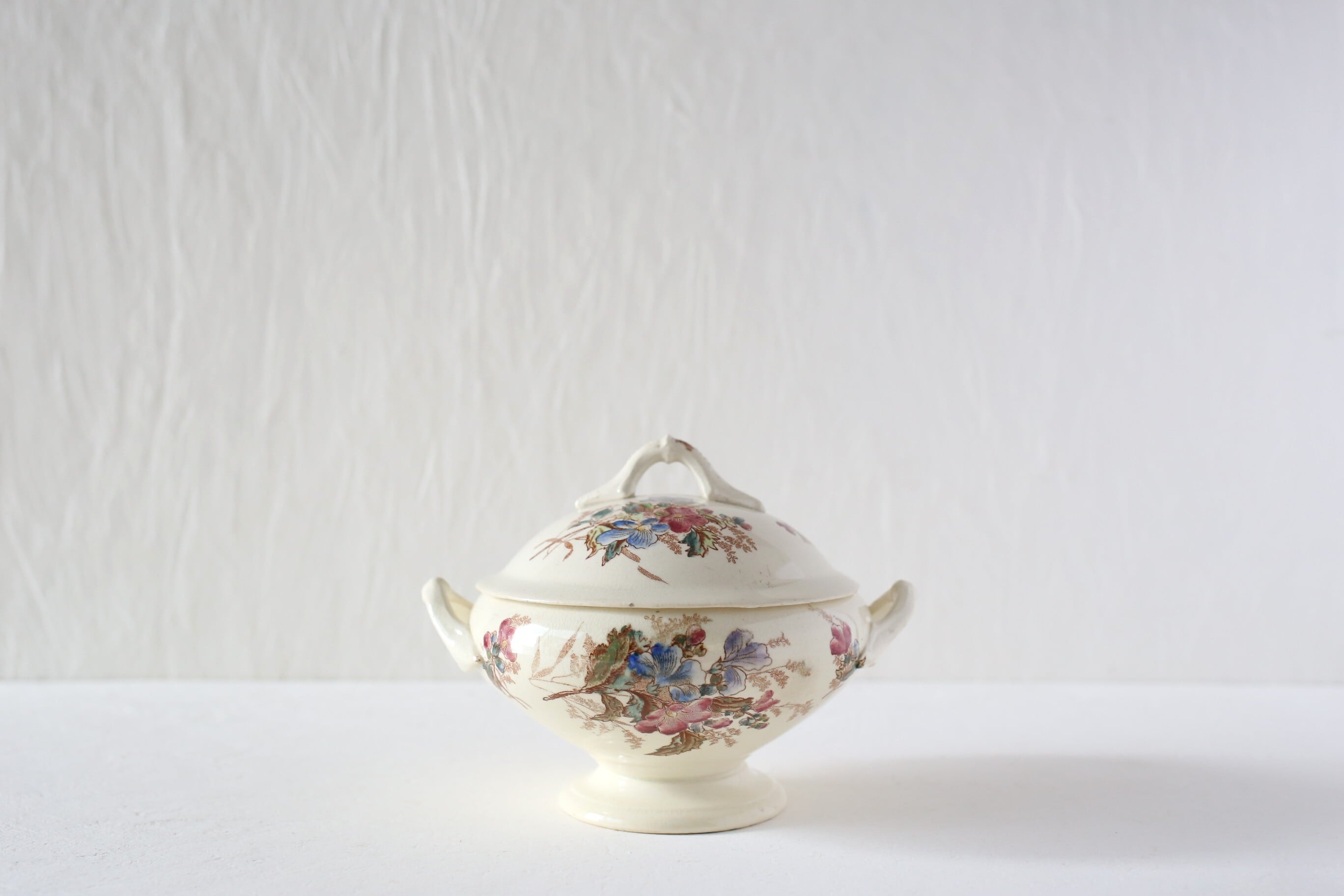 フランス アンティーク ONNAING窯 dinete スーピエール polychrome N