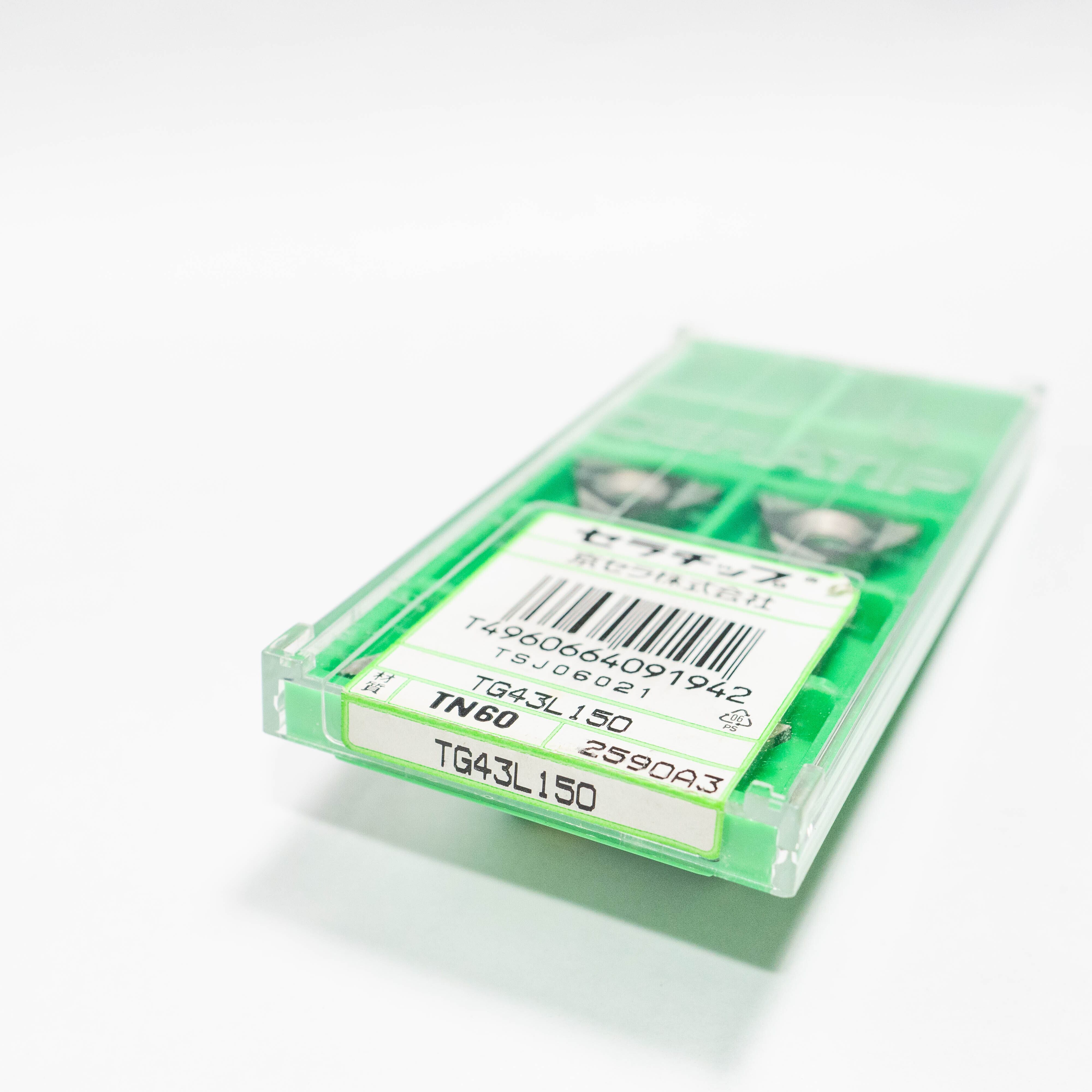 京セラ TG43L150:TN60(開封品6個入) | エコチップ矢代 京セラ TG43L150:TN60(開封品6個入) | エコチップ矢代