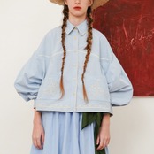 【3color】帆船と旅する陽だまりバルーンシャツ 《W0158》