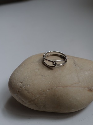 ＜vintage silver925＞cross  design  ring