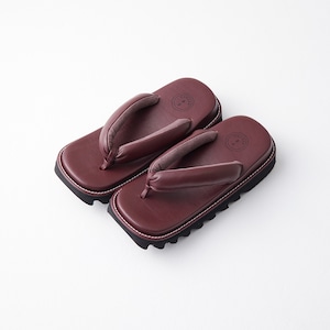 サン駄（江戸前sandal）　burgundy　[SW-10226]