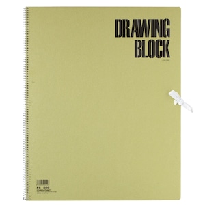 スケッチブック オリーブシリーズ F6 画用紙厚 156.5g/㎡ 20枚 S86 マルマン