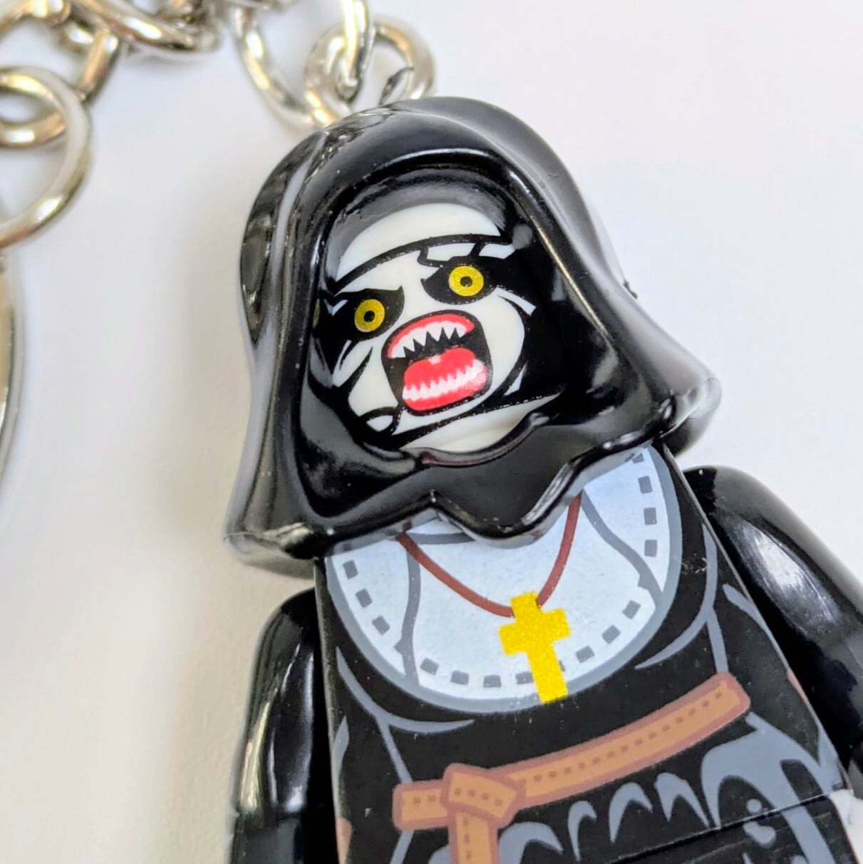 ★ブロックフィギュアキーホルダー★【 the Nun / 死霊館のシスター 】VALAK ver.2 / ヴァラク / Valac / ウァラク  / 死霊館 〚アメリカン雑貨 アメトイ〛