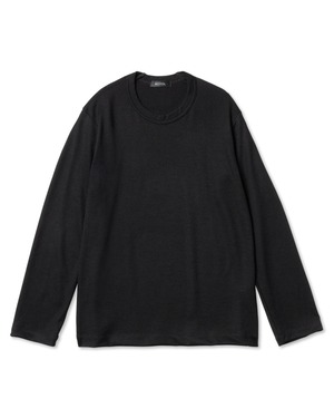 ROTOL "Wool Basic Long Sleeve Tee〔BLACK〕"