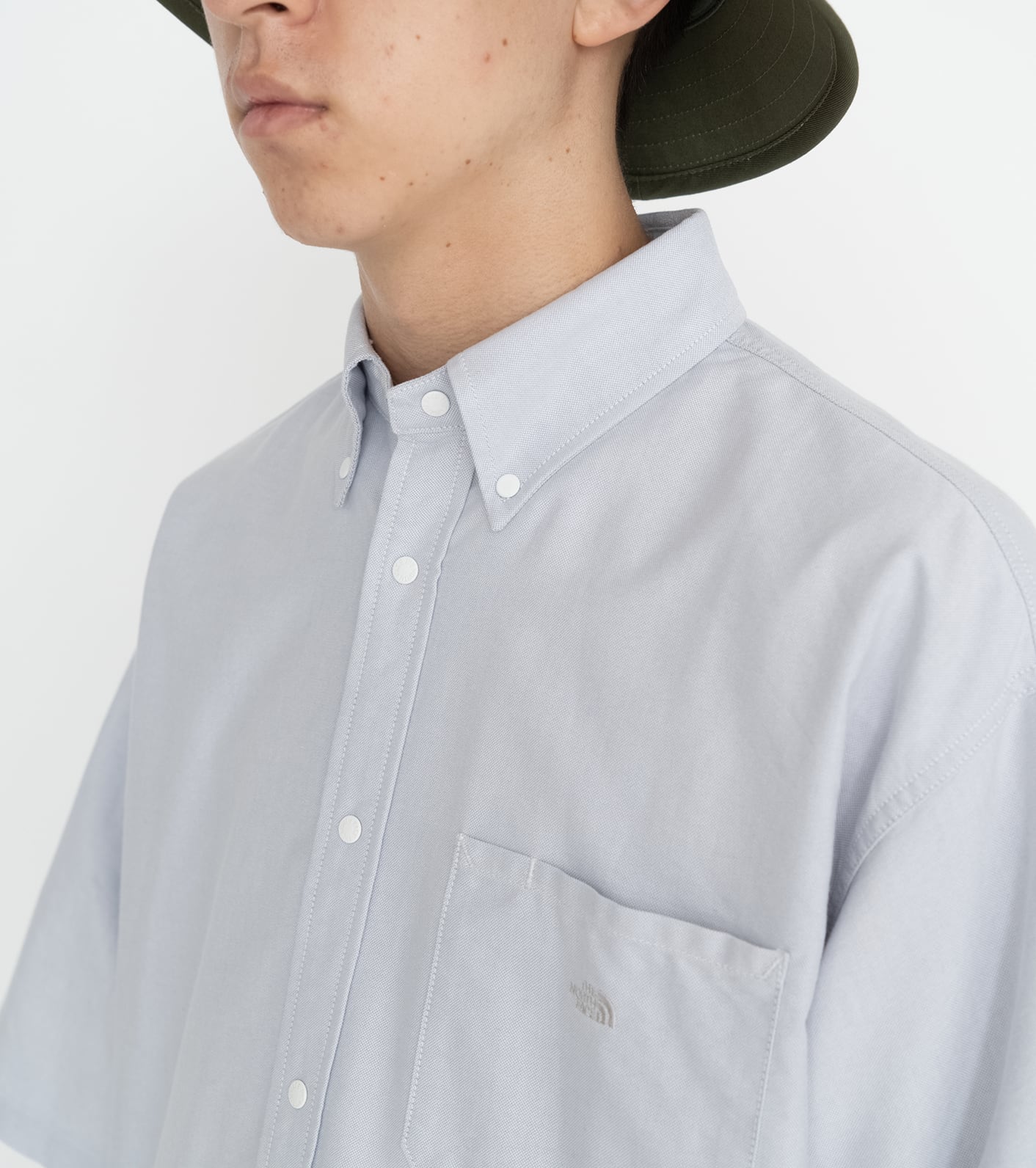 【極美品】Cotton Polyester OX B.D. H/S Shirt