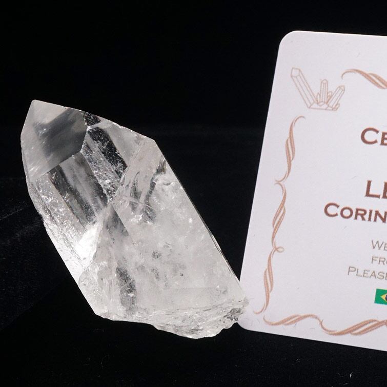 レムリアンシード 水晶 原石 ブラジル ミナスジェライス州 コリント産 証明書付属 一点物 271-716