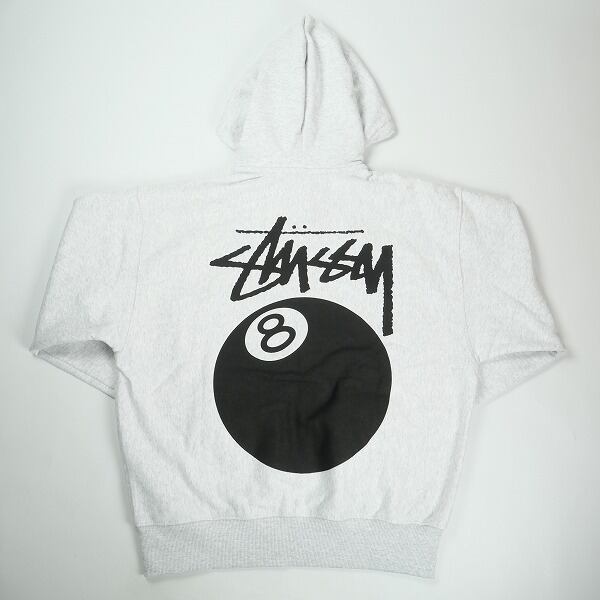 Size【XL】 STUSSY ステューシー 26FW 8 BALL ZIP HOODIE Ash Heather