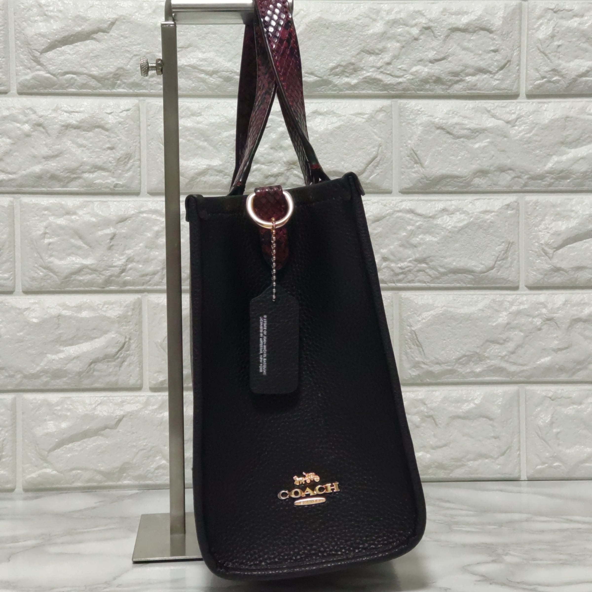 COACH コーチ×バスキア トートバッグ コラボ ブラック | ebisuya 