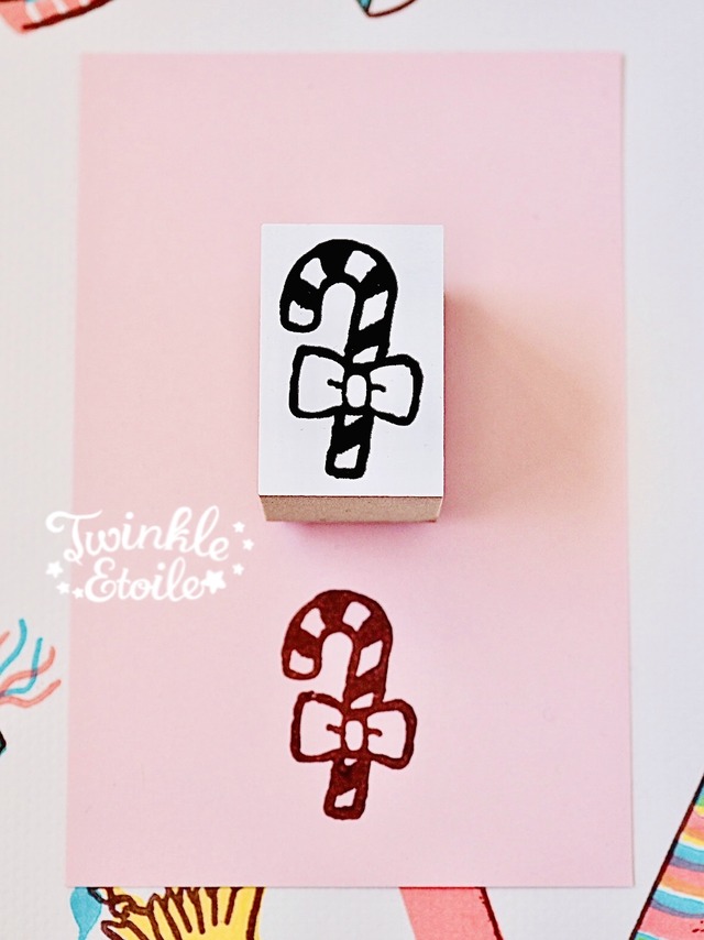 スタンプ　キャンディケーン