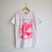 Fortynine SENSITIVE GENIUS S/S Tee　White×Pink