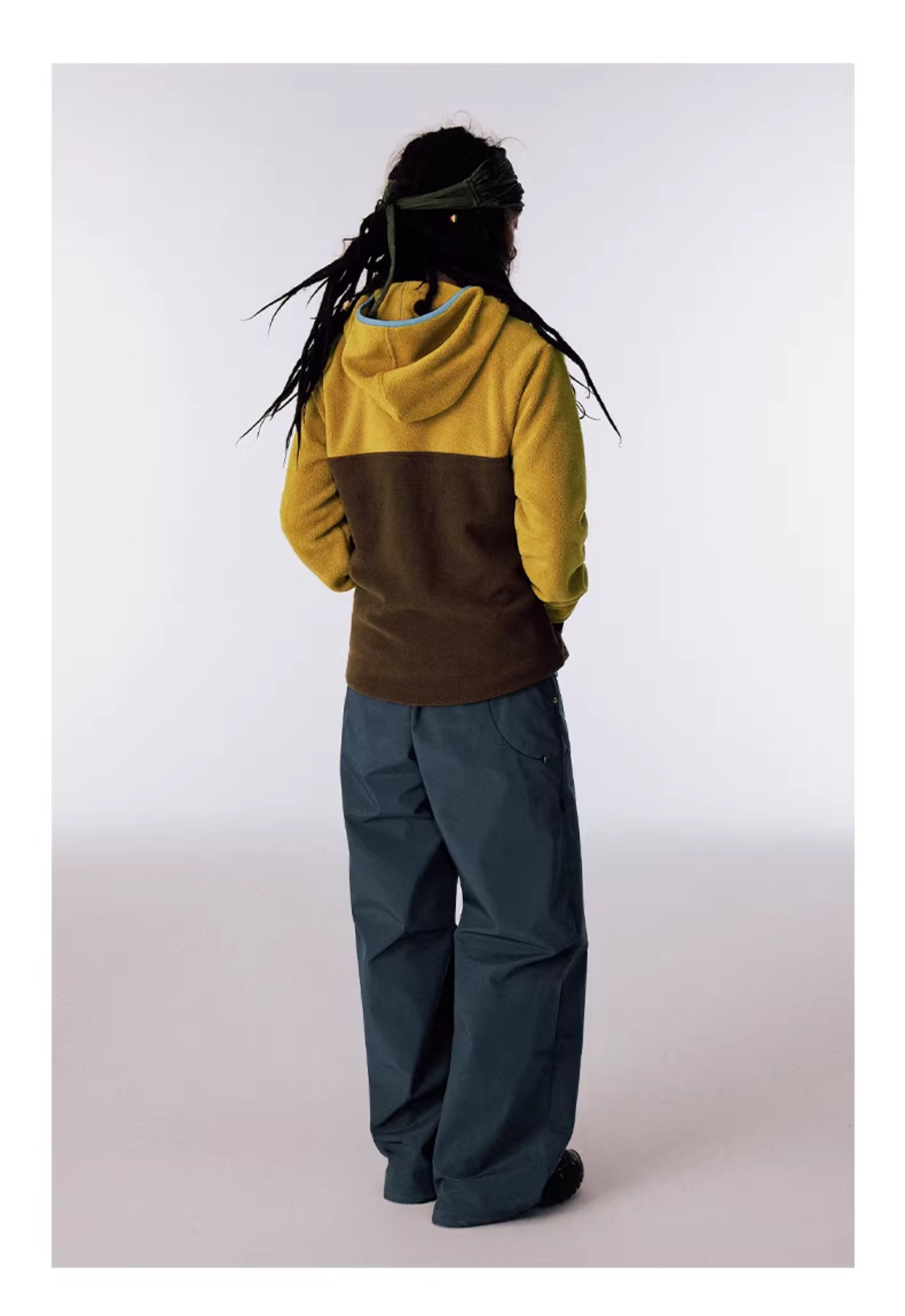 CONP Ethnic Panel Fleece Hoodie