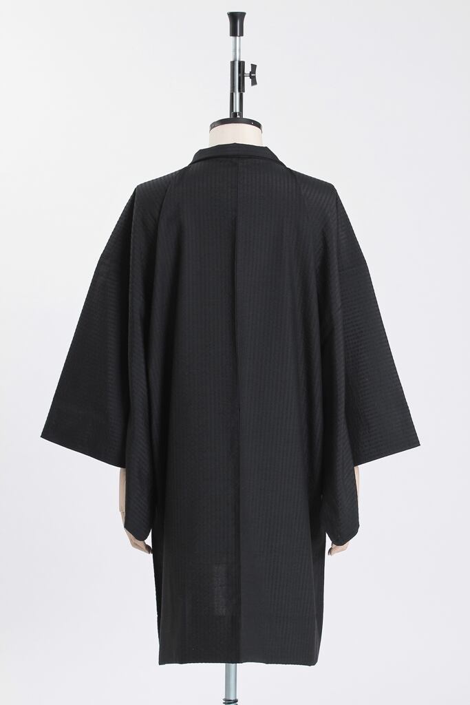 羽織 / 十日町紬 / 縞 / BLACK（With tailoring） | Y. & SONS ONLINE 