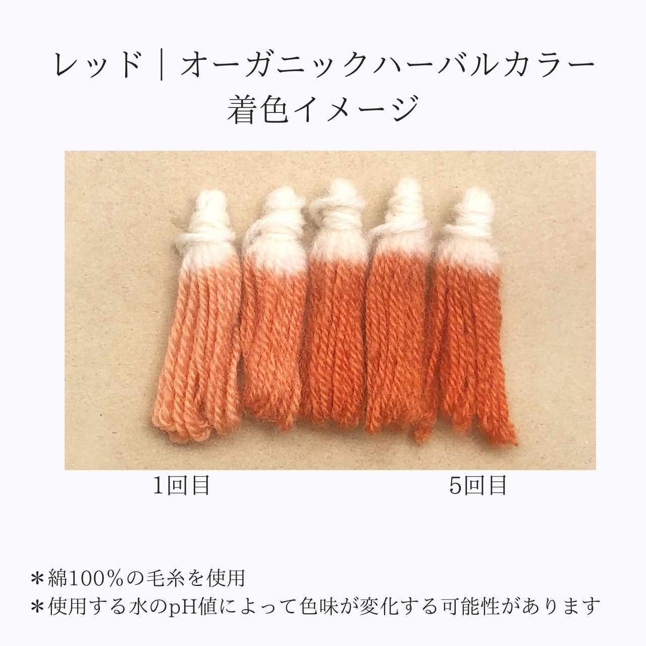 エコヴェーダ オーガニックハーバルヘアカラー オレンジ 5つset eco