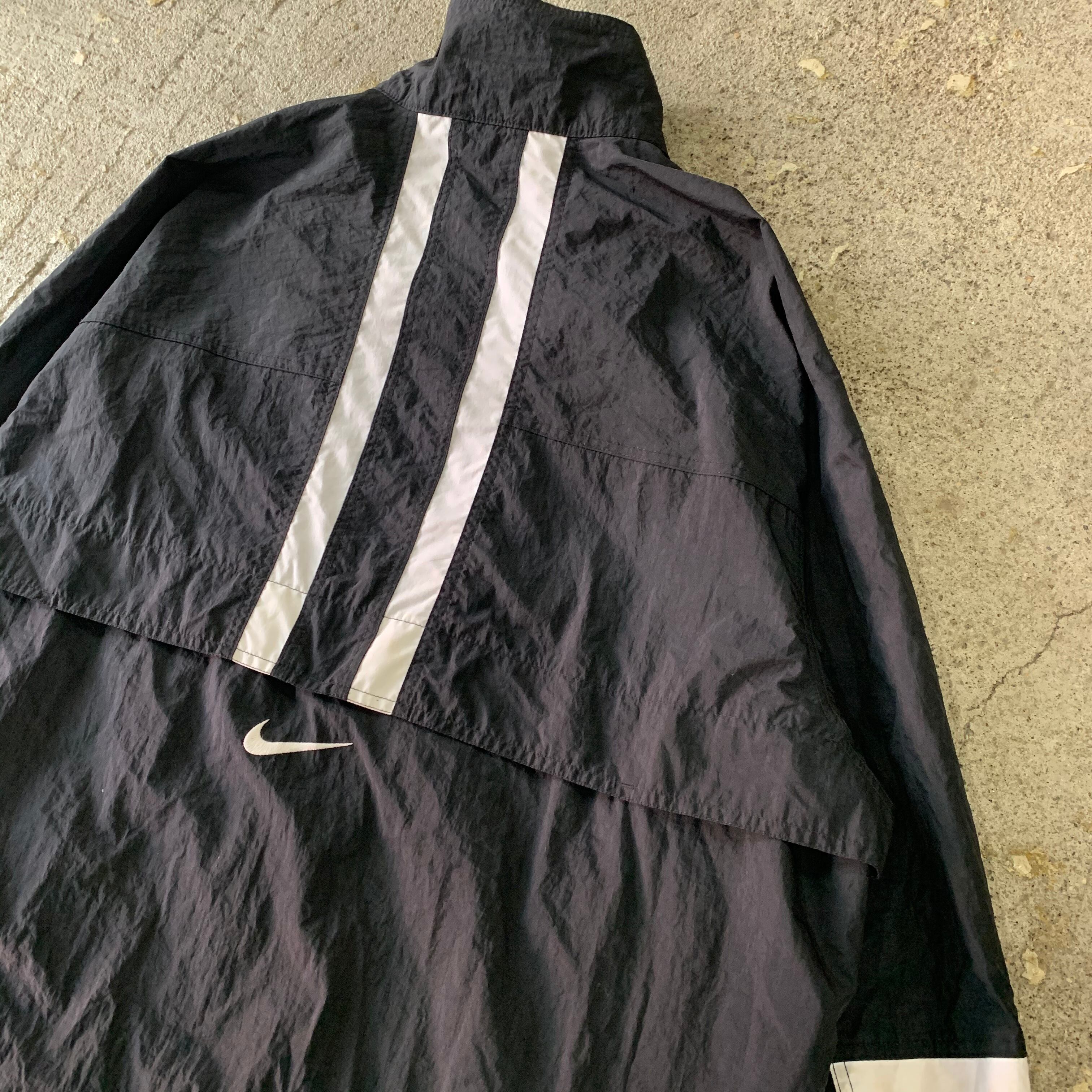 90s NIKE half zip nylon anorak | What'z up