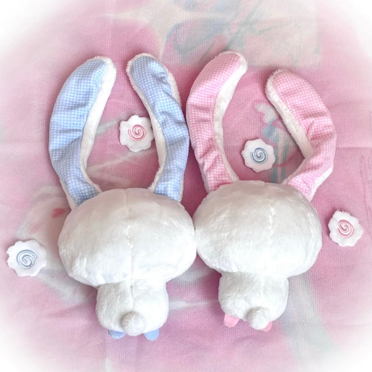 ✿10cm✿魚板兎 骨なし海外ぬいぐるみかわいい無属性cotton doll 綿