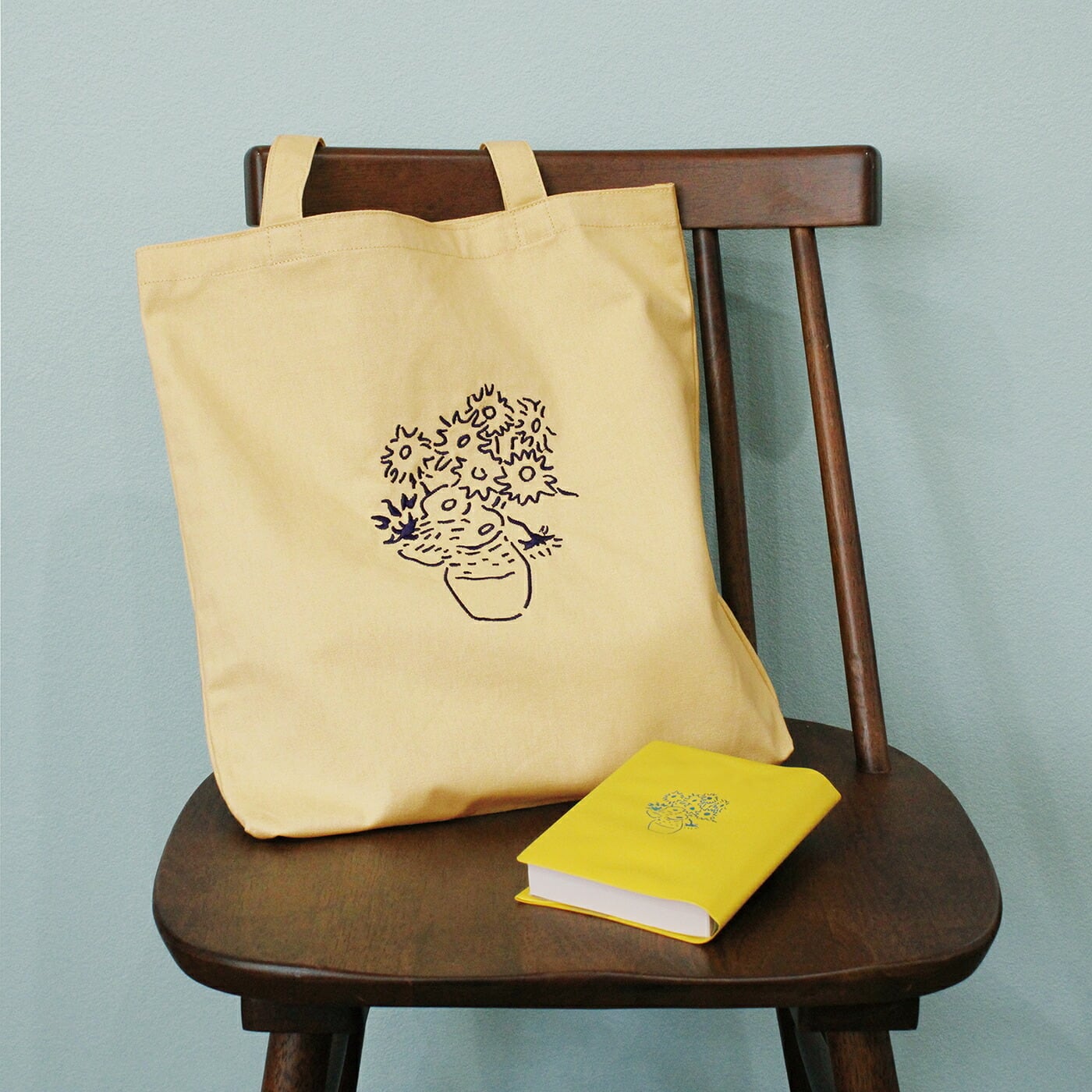刺繍 CANVAS TOTE BAG / ゴッホ | TSUGi -made & select-